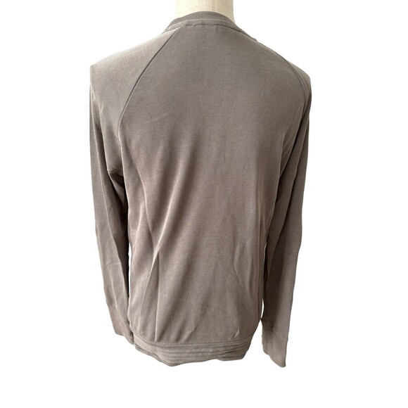 Athleta Serenity‎ Pullover Women's Small Gray Criss Cross Sweatshirt Top - Picture 2 of 6